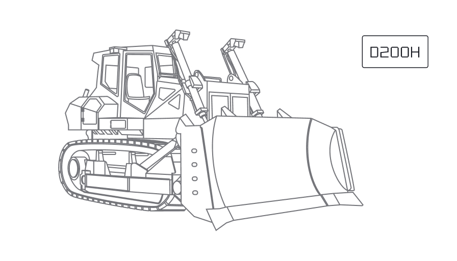 Гусеничный бульдозер XCMG D200H