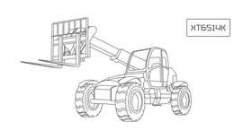 Телескопический погрузчик XCMG XT6514K