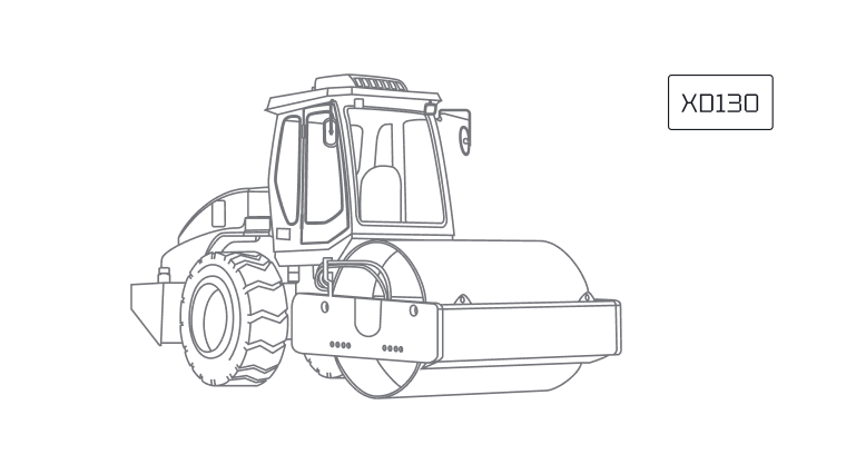 Двухвальцовый каток XCMG XD130