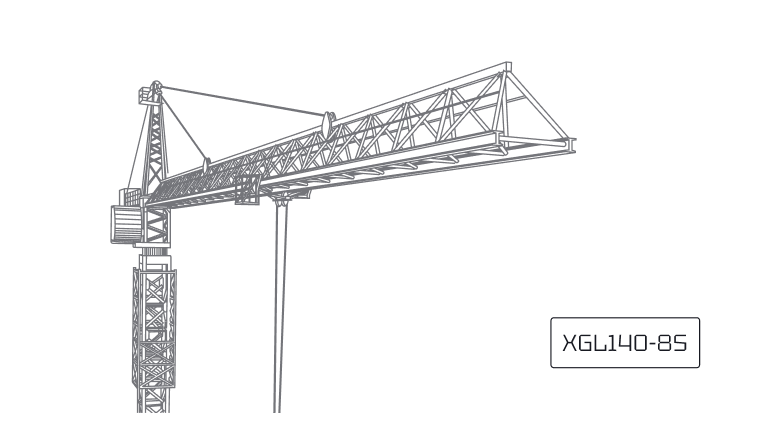 Башенный кран XCMG XGL140-8S Башенный кран XCMG XGL140-8S