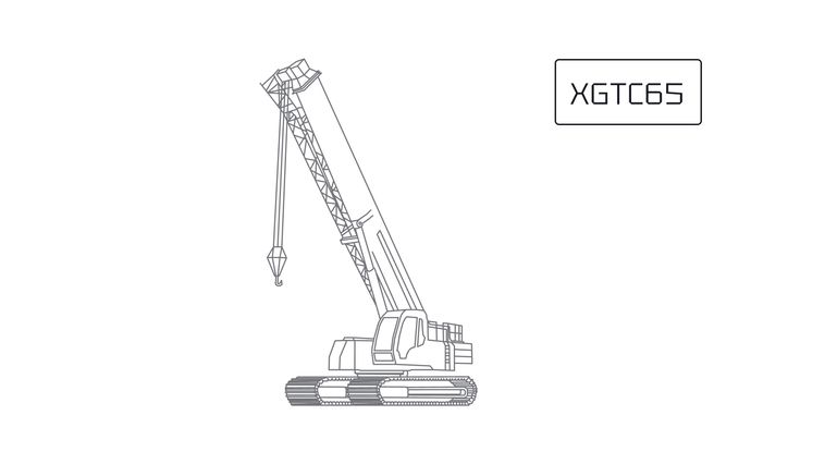 Гусеничный телескопический кран XCMG XGTC65