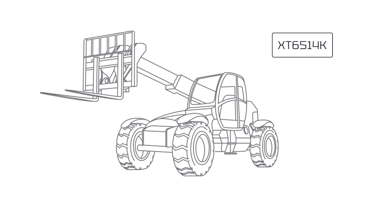 Телескопический погрузчик XCMG XT6514K